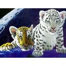 5D DIY Diamond Painting Tiger Cross Stitch Embroidery Mosaic Kit Needlework