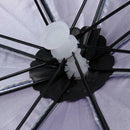 Anti-Rain Elastic Band Head Umbrella Hat Outdoor Sunscreen Tool(Purple)