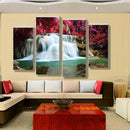 Modern Artwork Oil Painting Wall Decor Paint on Canvas Fairy Waterfall
