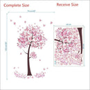 Tree Flower Floral Butterflies Wall Stickers Decals Living Room Bedroom Tv  E8Y2