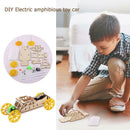 Fun Creative DIY Wood Car Materials Kit Early Education Assembly Toys