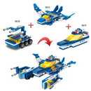 6 In1 Marine, Air And Air Force Put Together Building Blocks For Children'S Y1L9