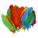 Approximately 50 pcs Colored Multi-colored Goose Down 12 to 18 cm