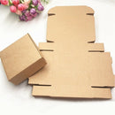 100Pcs Kraft Paper Box Nice Kraft Box Packaging Box Small Size-brown B5U9