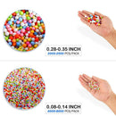 22pack Slime Making Kits Supplies,Fishbowl Beads,Foam Balls,Glitter Jars,Fr