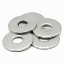 M4x9mm 304 Stainless Steel Round Flat Washer for Bolt Screw 100Pcs K3I4