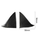 2x Carbon Fiber Interior Front Quarter Glass Cover Trim for Mazda3 17 18