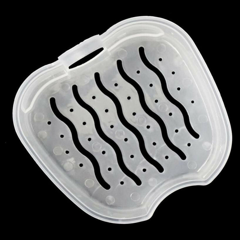 Health Denture Bath Box Case Dental False Teeth Orthodontic Retainer Storage Box