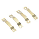100 Sets Golden Saw Tooth Picture Frame Hangers Hanging Photo Oil Painting