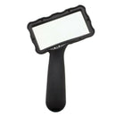 Portable 2-LED Rectangular Oblique-handle Magnifier Magnifying Glass Lens C