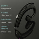 Bone Conduction Wireless Bluetooth Business Headphones Sport Stereo EarpieceP6F2