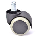 Soft PU Casters Wheels For Office Chair Hardwood Heavy Duty Replacement Set Ew