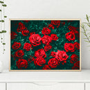 1000pcs DIY Red Rose Puzzle Educational Learning Assembling Jigsaw Toys
