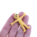 5Pcs anti stress squeeze yellow guy novelty & gag toys decompression fun t JR