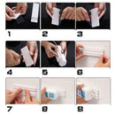 Wall-mounted Socket Holder Fixator Self-adhesive Power Reusable Home Strip H1O1