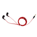 In-ear Style Super Bass Earphone Secure Fit Earbud Red for Mp3 4 Player A