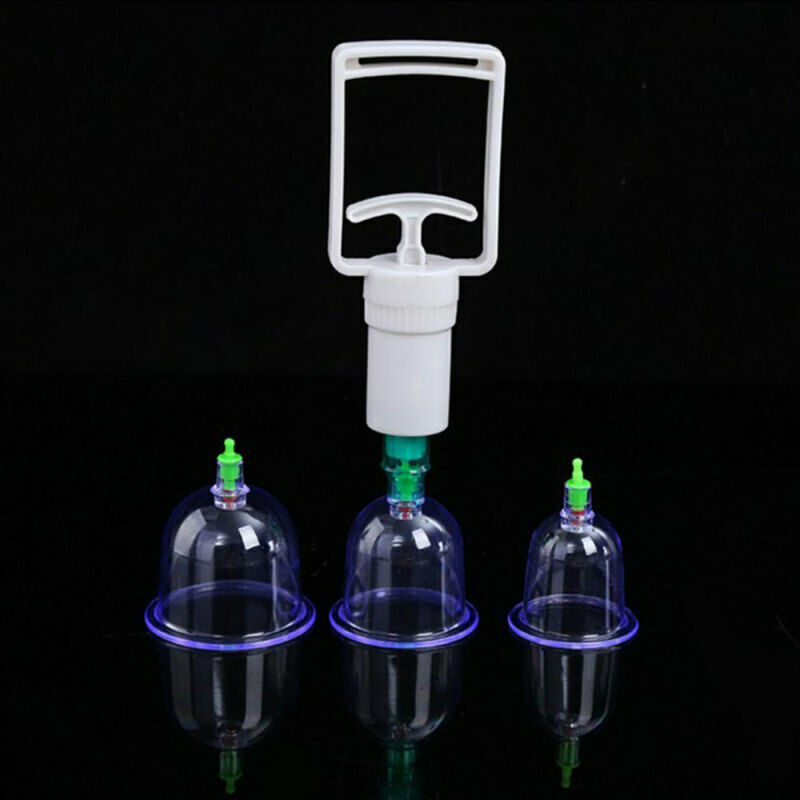 10pcs Medical Chinese Vacuum Body Cupping Massage Healthy Therapy Suction Set
