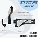 Bicycle Handlebar Grips Bar Ends Caps Bmx Mtb Road Bike Grips Cycling Handl