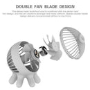 1X(Usb Fan, Personal Portable Handheld Fan Battery Operated With Usb Rechar