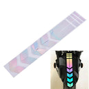 Car Motorcycle Reflective Stickers Wheel Car Decals On Fender Waterproof Decors