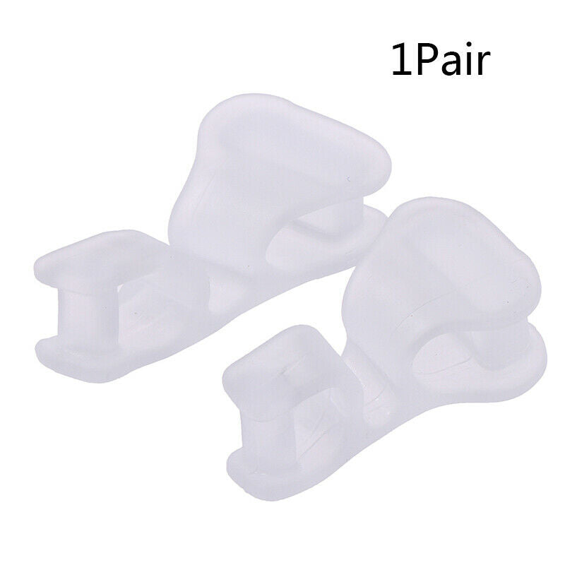 1 Pair Silicone Toe Separator Spreader Correction Pain Relief Hallux ValgusB Hn