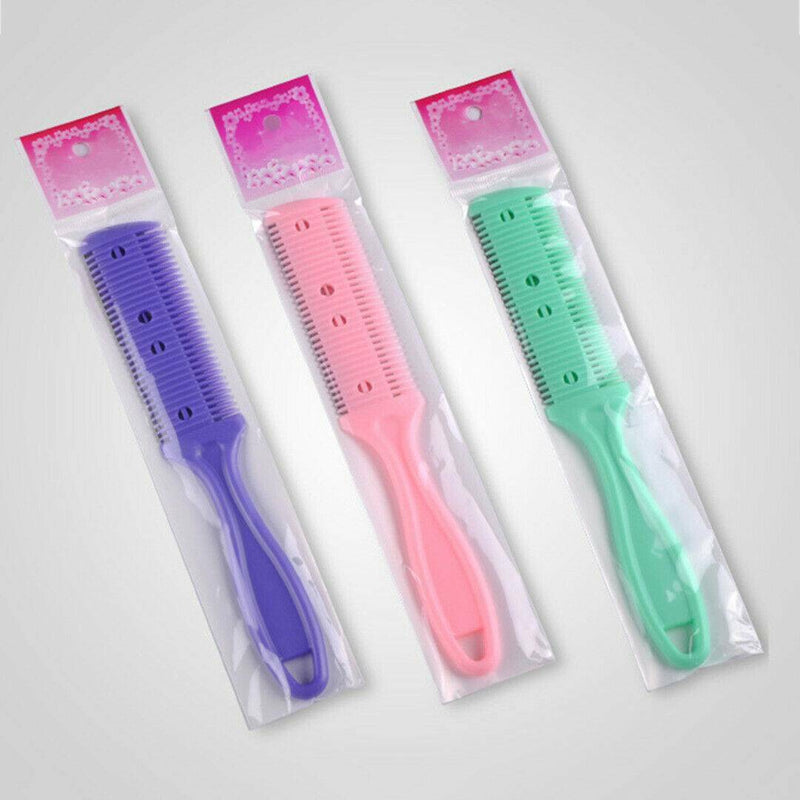 Double Sided Hair Cutting Razor Comb Salon Hairdressing Thinning Trimmer Hot