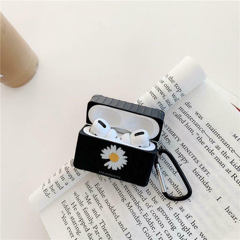 Fresh Daisy Earphone Case Soft Silicone Cover Sleeve for AirPods Pro Headphone H