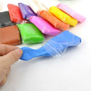 12 Color/Set Light Clay Diy Dry Polymer Plasticine Modelling Clay Super Lig W2L1