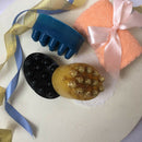 Silicone Massage Soap Mold Therapys Bar Soap Making Tools DIY Homemade OvalSEAU