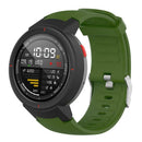Soft Silicone Adjustable Watch Strap Wrist Band for Amazfit Verge (Green) A
