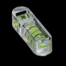 2Pcs mini T-type bubble spirit level acrylic measuring level adjustmentME