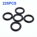 225 X Rubber O Ring Washer Set Assortment for Automotive Plumbing Hydraulic
