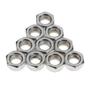 10pcs Carbon Steel Screws Nuts For Skateboard Longboard Repair Rebuilding