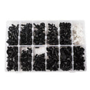 350Pcs Car Body Plastic Push Pin Rivet Fasteners Trim Moulding Clip Screw CEX