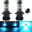 2pcs Ice Blue H10 12V-28V 100W Car Headlight LED Bulbs Auto Accessories