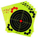 10 Lot 12inch Self-Adhesive  Targets Glow Fluorescent Paper Target