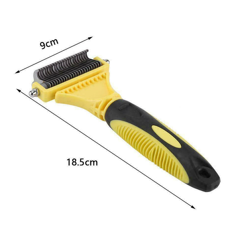 Pet Dog Hair Fur Grooming Rake Dematting Comb Brush Mat Knots Comb Remover T2A0