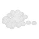 6mm Phillips 17mm Head Dia Screw Plastic Cap Cover White 100PCS H1V2