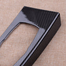Inner Trim Carbon Fiber Texture Multimedia Button Cover fit for BMW X3 X4 2018