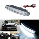 1x Super White 8LED Universal Car Light DRL Daytime Running Head Lamp Light Bulb