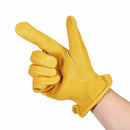 1 Pair Leather Gloves For Men, Work Gloves For Ladies, Assembly Gloves Safe