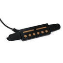 6 Holes Soundhole Pickup Microphone Amplifier Speaker Wire For Guitar Accs