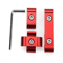 12 x Red Aluminum Engine Spark Plug Wire Separator Divider Organizer Cla GYP