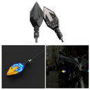LED Two-color Motorcycle Arrow Turn To Lighting Driving Turn Signal Lamp L XHK