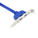 With Baffle 20Pin To Usb3.0 Two Port Expansion Baffle Line Mainboard 20P To