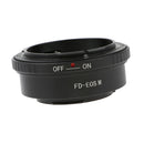 1 Piece  Focus Lens Adapter Ring for Canon FD to EOS M EF-M Mirrorless