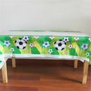 Disposable Plastic TableCloth Football Table Cover For Kids Birthday ME