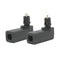 Pack of 2 360 Degree Digital Fiber Optic Toslink Right Angle 90 Degree Fema W8W3