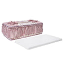 Pastoral Style Rectangle Tissue Box Paper Holder - Floral Pattern