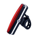 Cycling Bicycle Red LED Rear Lamp Taillight USB Rechargeable Bike Light 6 Modes